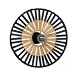 19253 CEILING LIGHT BLACK BAMBOO 1XE7 MAX 40W NATURAL ELEMENTS LIGHTS Zambelis Lights